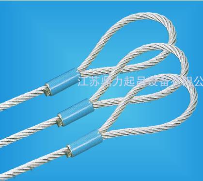 壓制鋼絲繩索具（銅芯）